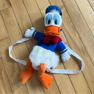 Vintage Donald Duck plushie backpack